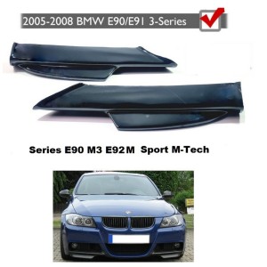 Предни GT сплитери за M-Tech броня за BMW E90
